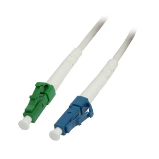 LWL-1-Faser-Patchk. 1.5mtr.LC-LC(APC), 9/125u, Schrägschliff, G657.A2, Synergy21, LWL-1-Faser-Patchk. 1.5mtr.LC-LC(APC), 9/125u, Schrägschliff, G657.A2, Synergy21,