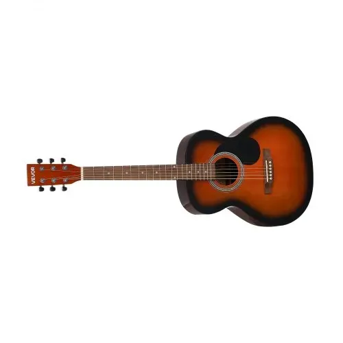 VEVOR Dreadnought Akustik Gitarre 40 in / 1016 mm Anfängerpaket Erwachsene Sunburst – Bild 9