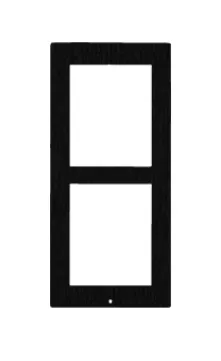 2N Zubehör EntryCom IP Verso zbh. Frontblende Aufputzrahmen (2 Module) **schwarz** 2N Zubehör EntryCom IP Verso zbh. Frontblende Aufputzrahmen (2 Module) **schwarz**