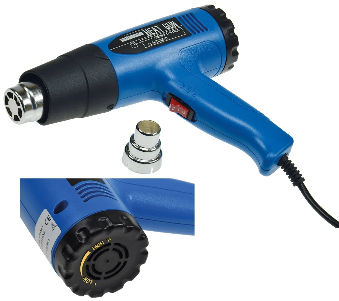 Heißluftgebläse „CHP-Pro“ 300-1800W 50-550°C stufenlos regelbar Heißluftgebläse „CHP-Pro“ 300-1800W 50-550°C stufenlos regelbar