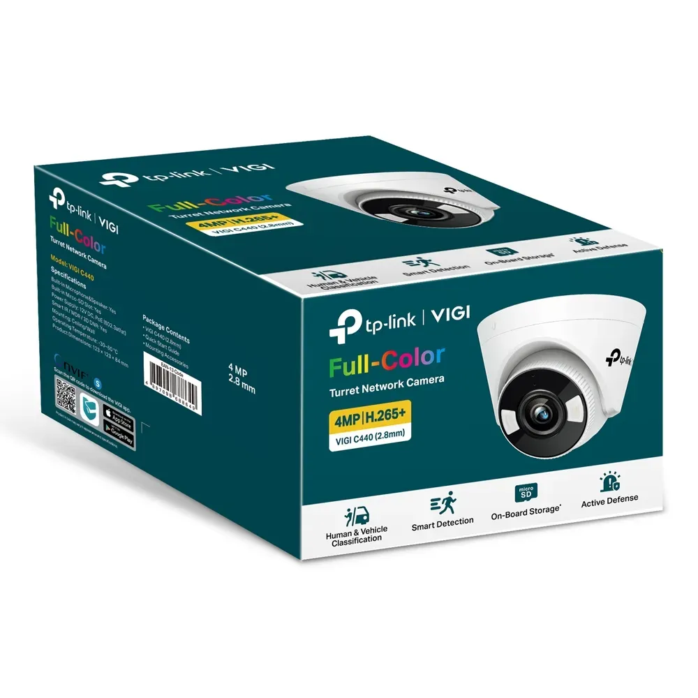 VIGI by tp-link 5MP Full-Color Turret Network Camera - VIGI C450(4mm) – Bild 3