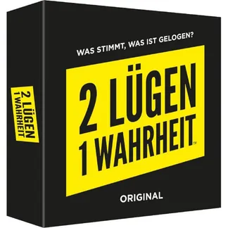 2 Lügen. 1 Wahrheit – Was stimmt, was ist gelogen?, Partyspiel 2 Lügen. 1 Wahrheit – Was stimmt, was ist gelogen?, Partyspiel