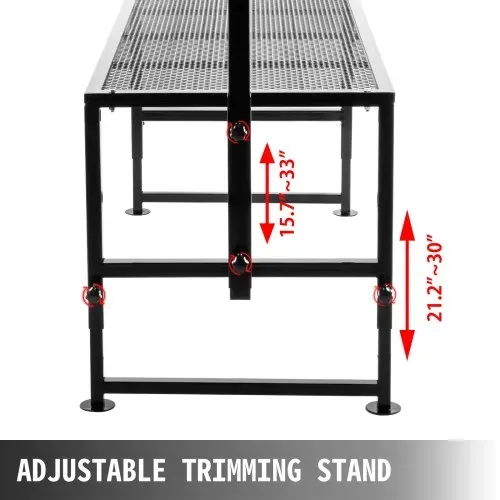 VEVOR Viehständer 130 x 59 cm, Trimmständer mit geradem Kopfstück, Ziegentrimmständer Metallrahmen Schafschurständer Viehtrimmständer – Bild 2