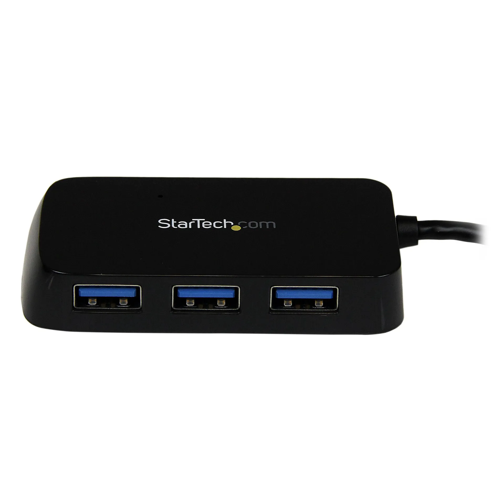 StarTech.com 4 Port USB 3.0 SuperSpeed Mini Hub -5Gbps - Schwarz – Bild 2