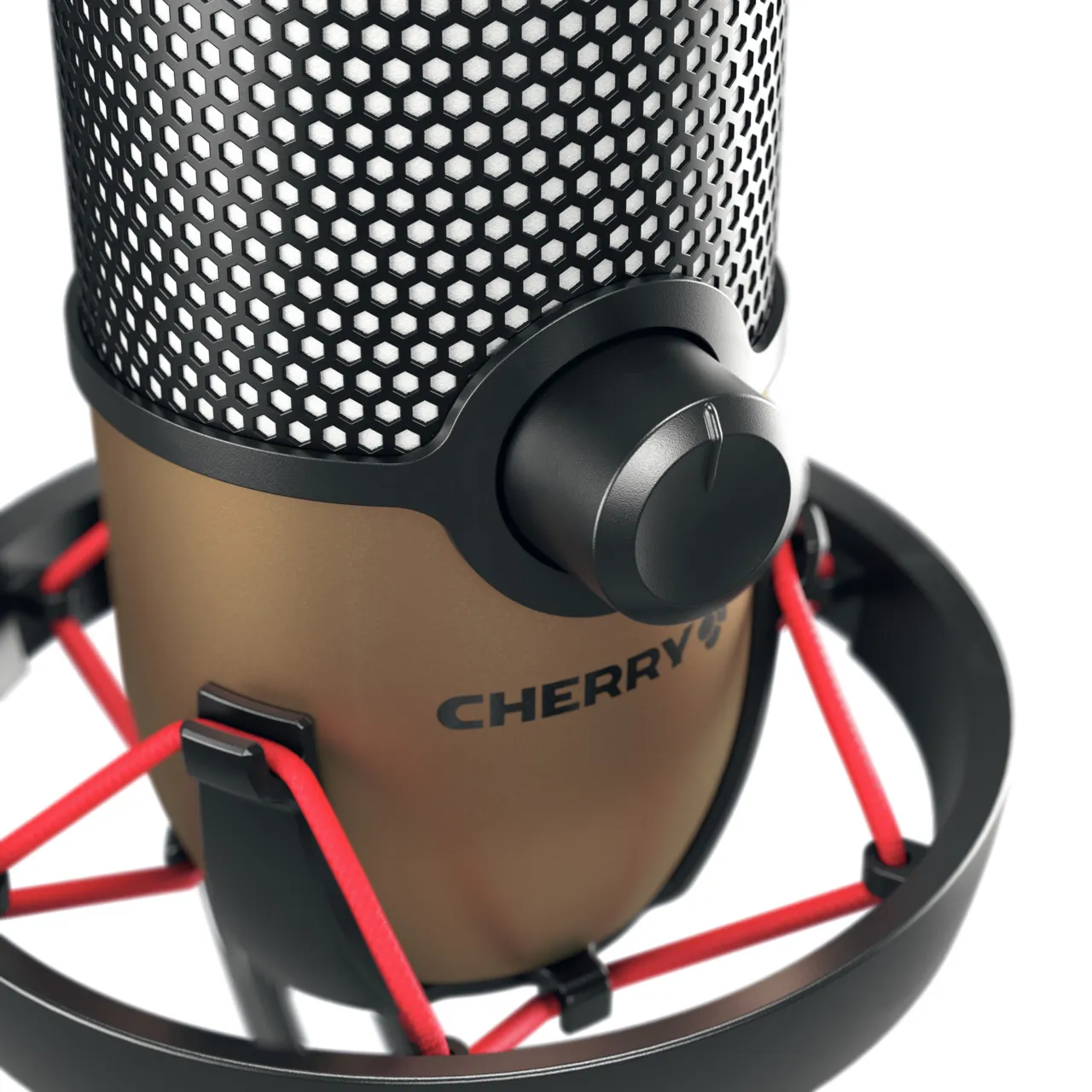 CHERRY UM 9.0 PRO RGB Schwarz, Kupfer Tischmikrofon – Bild 3