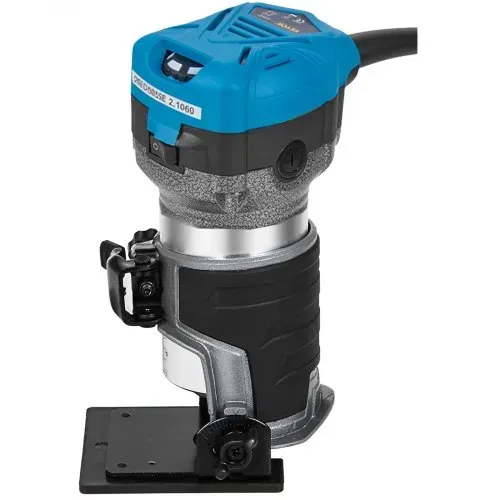 VEVOR Holzfräse Oberfräse 710 W, Kompakter Holzfräse mit 3 Basen, 10000-30000 U/min Kantenfräse, 1/4" & 3/8" Multifunktionsfräse mit Neigungsbasis Tauchbasis, Laminiergerät für Holzverarbeitung – Bild 10