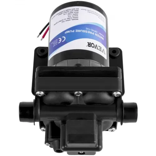 VEVOR 12 V Hochdruck-Membrane Wasserpumpe, 3 GPM Hochdruckmembran Wasserpumpe aus Polypropylen, Max. Druck 45 psi Wasserpumpe Selbstansaugend, mit Eingebautem Rückschlagventil, für Wohnwagen, Boot – Bild 9