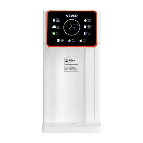 VEVOR Instant-Heißwasserspender, kochend heißer Wasserspender mit 6 einstellbaren Temperaturen & 8 Wassermengen & 3 L abnehmbarem Wassertank, schnelles Aufheizen mit Touchscreen und Kindersicherung – Bild 9