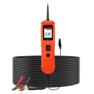 VEVOR Kfz Stromkreistester Elektroprüfer 8-35 DCV mit Stromkreissonde & TFT-Farbdisplay & Beleuchtung, Spannungsprüfer mit 4 m Kabel & ABS-Gehäuse, elektrischer Detektorfinder Stromkreisprüfer VEVOR Kfz Stromkreistester Elektroprüfer 8-35 DCV mit Stromkreissonde & TFT-Farbdisplay & Beleuchtung, Spannungsprüfer mit 4 m Kabel & ABS-Gehäuse, elektrischer Detektorfinder Stromkreisprüfer