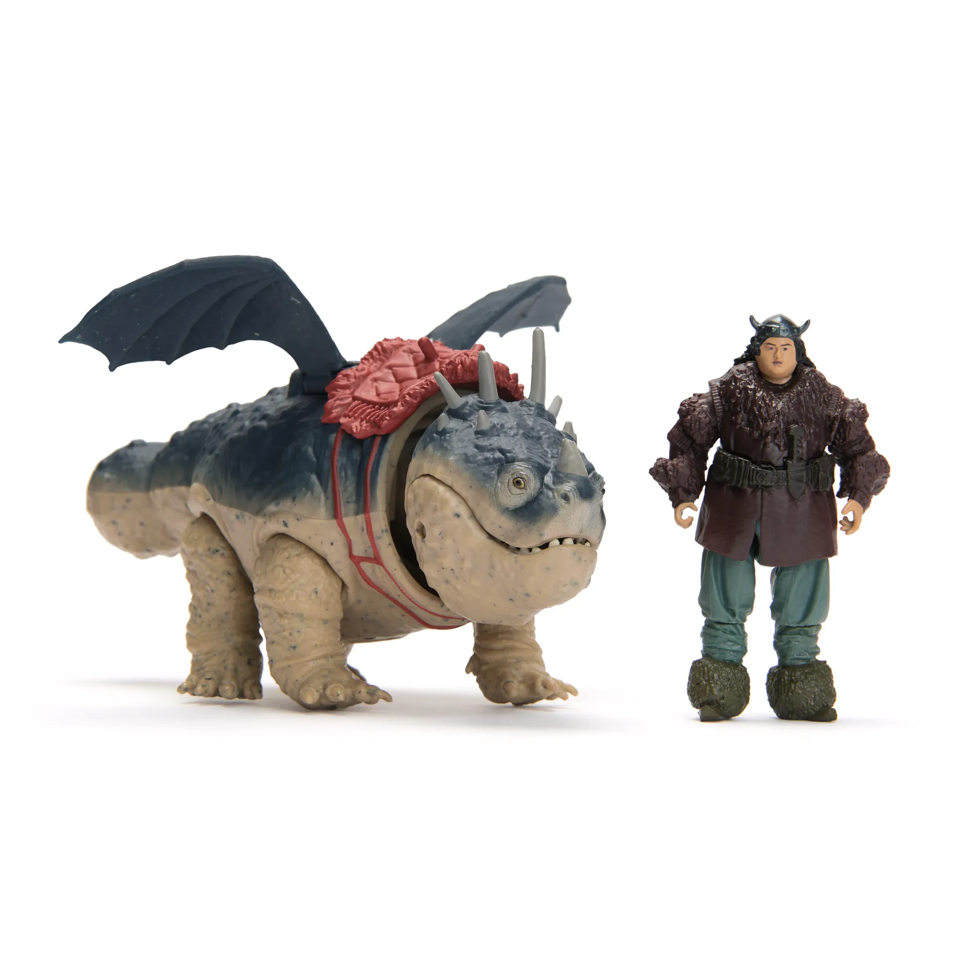 DreamWorks Dragons Drachenzähmen leicht gemacht - Wikinger & Drachen Actionfiguren-Set, Fleischklops & Fischbein – Bild 2