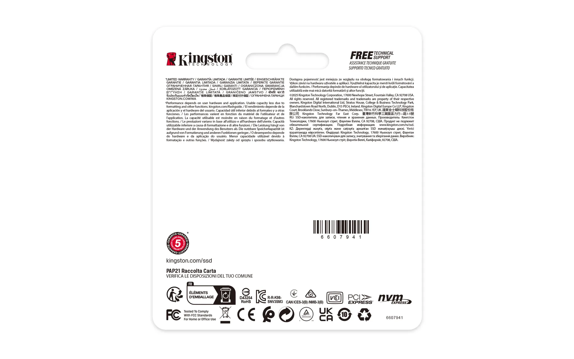 Kingston Technology 500G NV3 M.2 2230 NVMe SSD – Bild 4