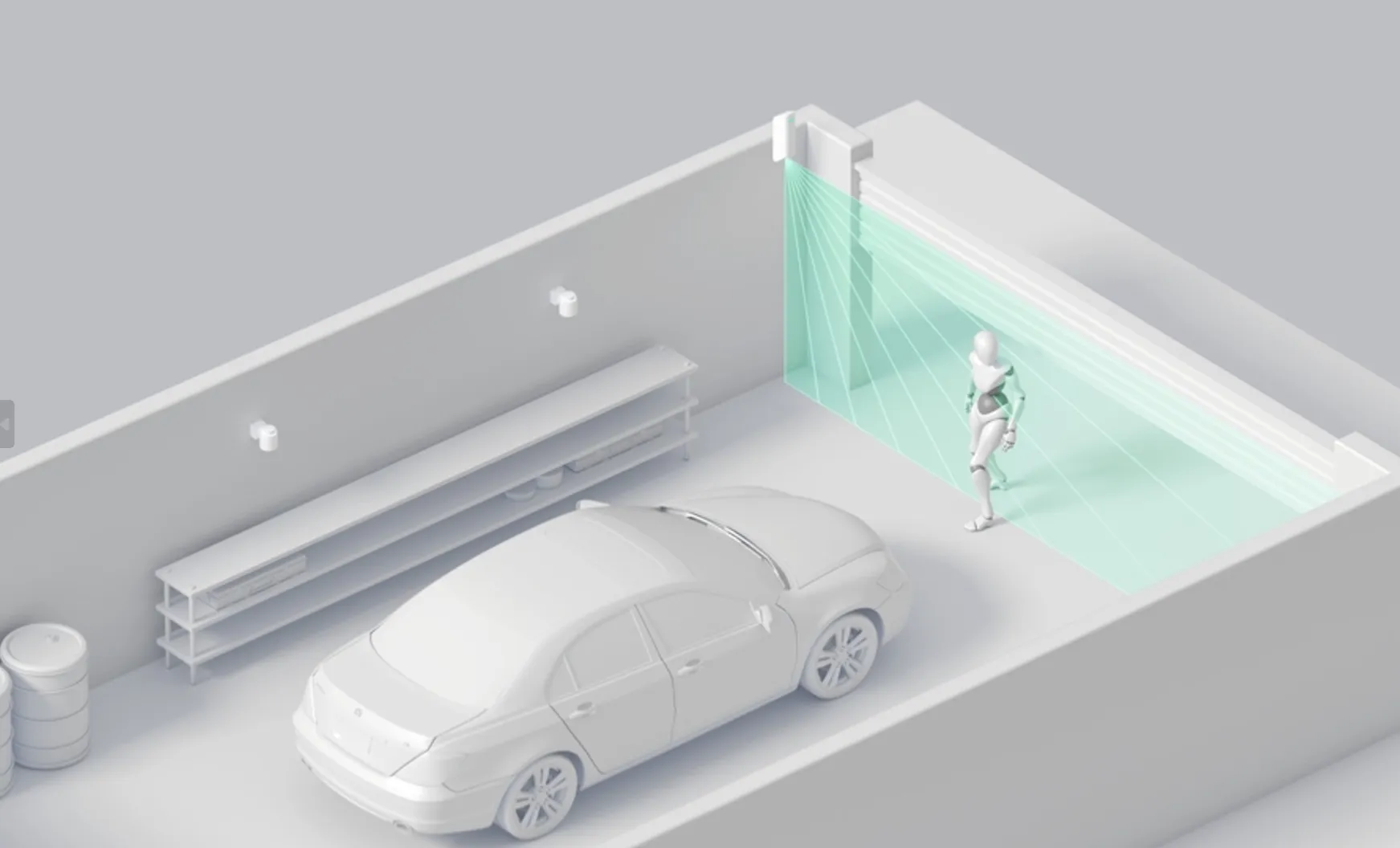 Ajax Alarmanlage MotionProtect Curtain *weiß* – Bild 2