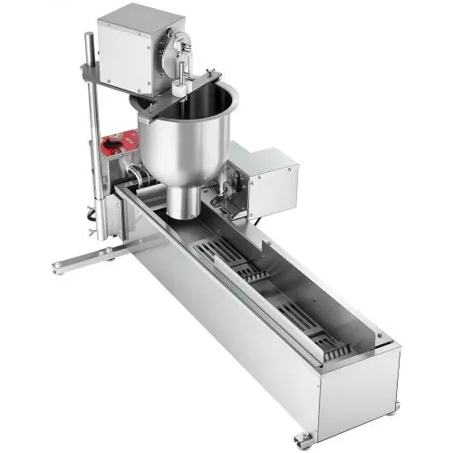 VEVOR kommerzielle automatische Donut Maschine Maker, einreihige Herstellungsausrüstung aus Edelstahl (90 Stk./h) elektrische Donut-Fritteuse mit 3 Formengrößen für Bäckereien Restaurants Café – Bild 8