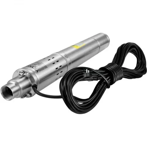 VEVOR 76mm Tiefbrunnenpumpe 550 W Brunnenpumpe max. Durchfluss 35 L/min Tauchpumpe max. Förderhöhe 108 m Tauchwasserpumpe sandbeständig <5% max. Drehzahl – Bild 8