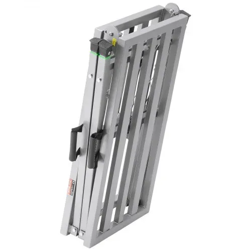 VEVOR Arbeitsplattform 800-1295 mm, zusammenklappbare Trittleiter aus legiertem Stahl, tragbare Arbeitsbühne, Tragkraft 400 kg, Trittleiter zum Malen von Trockenbauwänden, Reinigen, Waschen – Bild 8