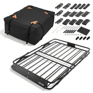 VEVOR Dachträgerkorb 1295 x 914 x 102 mm Dachgepäckkorb mit Klappmechanismus Tragkraft bis 90,72 kg Wetterfester Faltbarer Autodachkorb aus Legierungsstahl Dachtransportkorb Geeignet für SUVs Pickups VEVOR Dachträgerkorb 1295 x 914 x 102 mm Dachgepäckkorb mit Klappmechanismus Tragkraft bis 90,72 kg Wetterfester Faltbarer Autodachkorb aus Legierungsstahl Dachtransportkorb Geeignet für SUVs Pickups