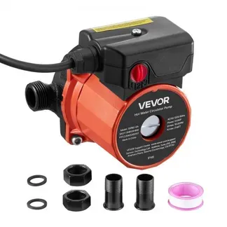 VEVOR Umwälzpumpe, 38 LPM, Umwälzpumpensystem mit sofortiger Zirkulation, 3-Gang-Steuerung, 100 W, AC 220–240 V, G3/4 Zoll auf G1/2 Zoll Adapter, Gusseisenkopf, für Warmwasserbereitersystem VEVOR Umwälzpumpe, 38 LPM, Umwälzpumpensystem mit sofortiger Zirkulation, 3-Gang-Steuerung, 100 W, AC 220–240 V, G3/4 Zoll auf G1/2 Zoll Adapter, Gusseisenkopf, für Warmwasserbereitersystem