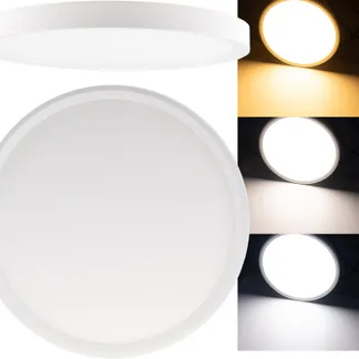 LED Deckenleuchte „Santano 30 CCT“ Ø 30cm, 24W, CCT 3000/4000/6000k LED Deckenleuchte „Santano 30 CCT“ Ø 30cm, 24W, CCT 3000/4000/6000k