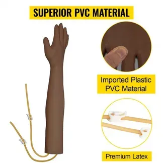 VEVOR Scientific Injektionsarm Intravenöse Injektion, Trainingsarm Komplette intravenöse Injektion, Injektionsarm Braun Training Modell Blutentnahmearm Venenpunktion Medizin- und Pflegestudenten VEVOR Scientific Injektionsarm Intravenöse Injektion, Trainingsarm Komplette intravenöse Injektion, Injektionsarm Braun Training Modell Blutentnahmearm Venenpunktion Medizin- und Pflegestudenten