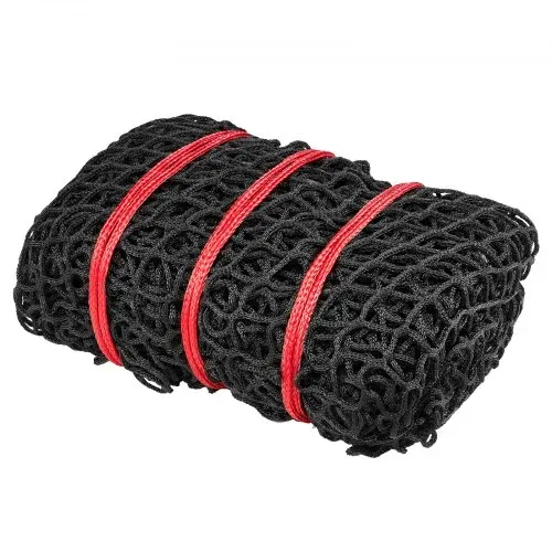 VEVOR Rundballen-Heunetz, 1,5x1,5x1,5 m, 42x42 mm Maschenweite, PE-Material, knotenloses Design, mit Kabelbindern, Nadelschiffchen, Reparaturschnur & Aufbewahrungsbeutel, Futtersparnetz für Pferde – Bild 9