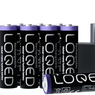Shelly · „LOQED Power Kit“ · Erweiterung für Smartes Türschloss · 8x Akkus enthalten Shelly · „LOQED Power Kit“ · Erweiterung für Smartes Türschloss · 8x Akkus enthalten