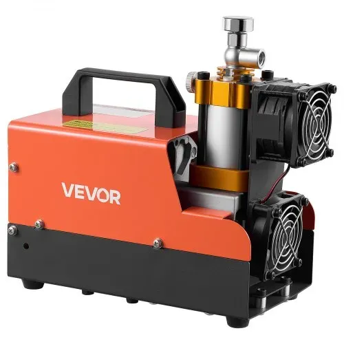 VEVOR PCP Luftkompressor 250W Luftgewehrkompressor 300bar DC 12V AC 230V, 4500PSI 30MPa, Lüfterkühlung, Manueller Stopp, Konverter für Heim & Outdoor, Hochdruckkompressor für Paintball Tauchflaschen – Bild 8