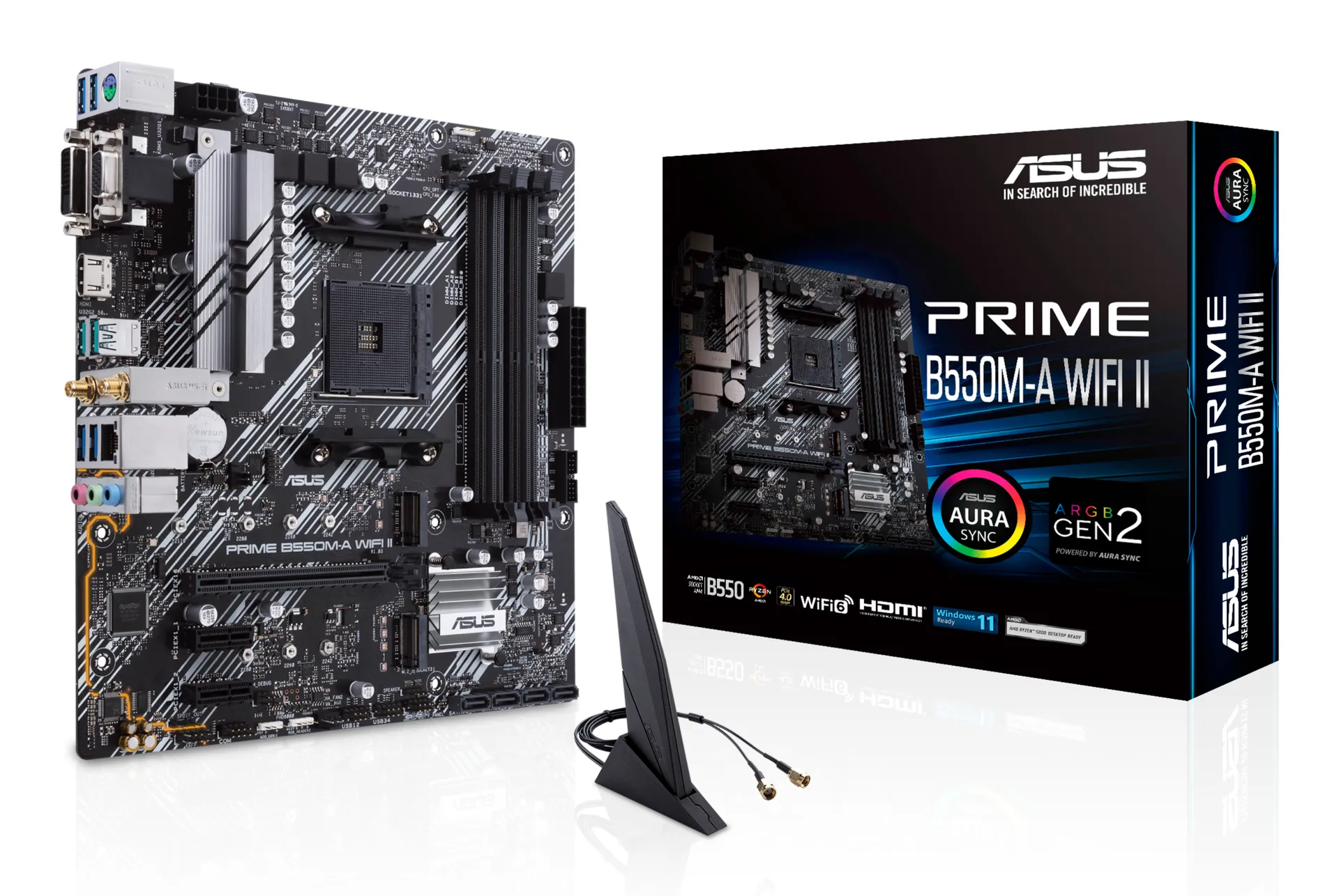 ASUS PRIME B550M-A WIFI II AMD B550 Sockel AM4 micro ATX ASUS PRIME B550M-A WIFI II AMD B550 Sockel AM4 micro ATX
