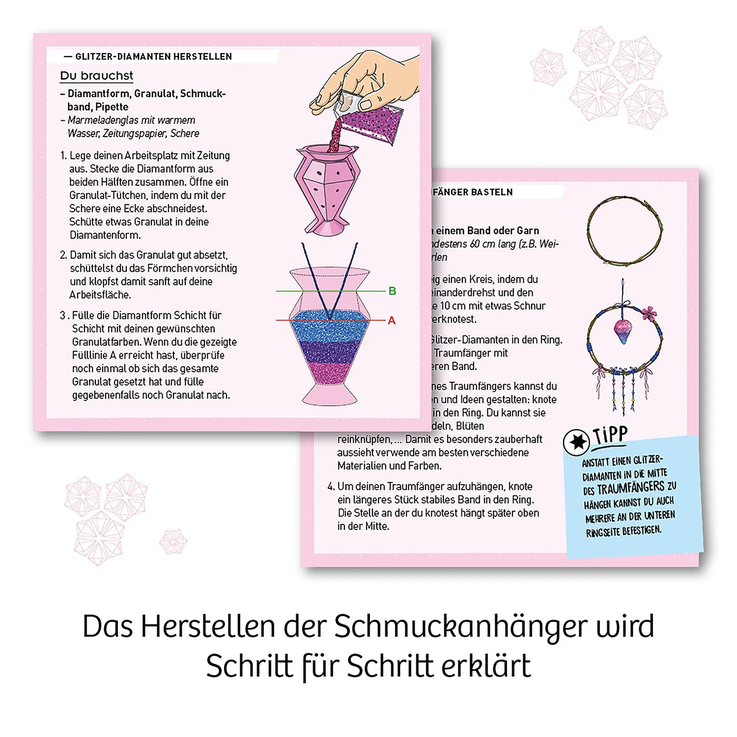 Kosmos Glitzer-Diamanten – Bild 5