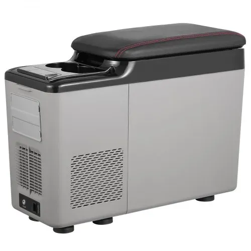 VEVOR Autokühlschrank, 12-Volt-Kühlschrank für die Armlehne des Autos, tragbarer Gefrierschrank mit einer Zone, 15 l, einstellbarer Bereich von -20 °C bis 20 °C, 12/24 V Gleichstrom und 100–240 V Wechselstrom, Kompressorkühler für den Außenbereich, Camping – Bild 8