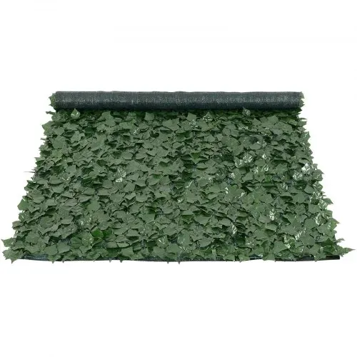 VEVOR Sichtschutzzaun aus Efeu, 1500 x 2490 mm, Sichtschutz, Efeuzaun mit Netzgeweberückseite und verstärkter Verbindung, künstliche Hecken mit Weinblättern als Dekoration für Garten, Hof, Balkon – Bild 9