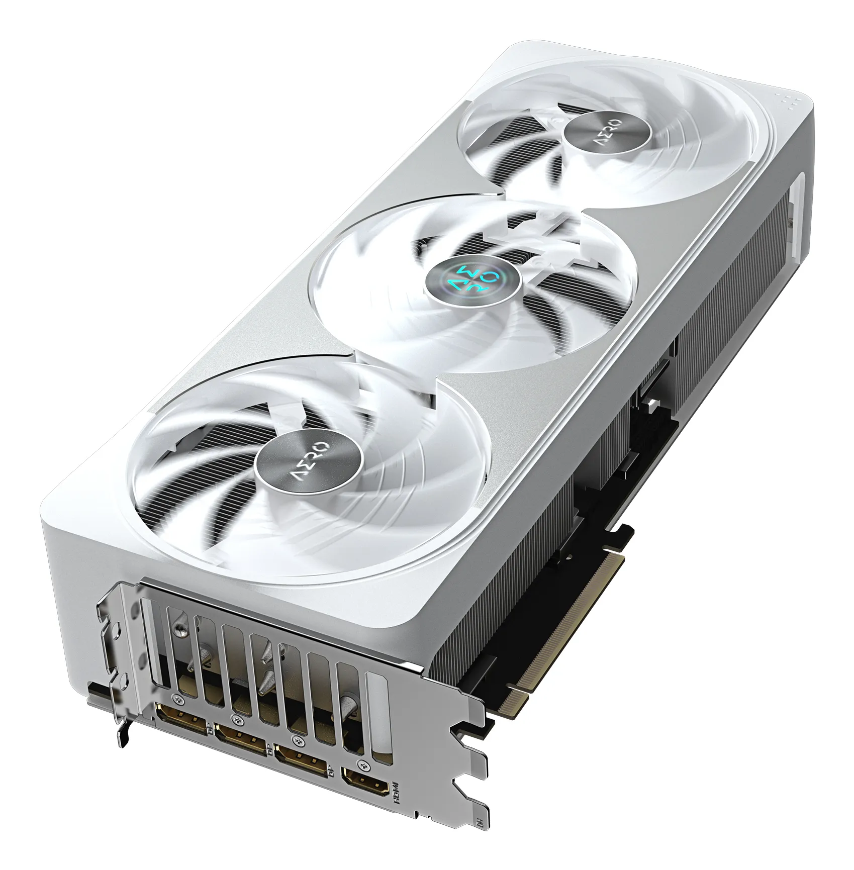 GIGABYTE GeForce RTX 5070 Ti AERO OC 16G Grafikkarte - 16GB GDDR7, 256 Bit, PCI-E 5.0, 2588 MHz Core Clock, 3 x DP 2.1a, 1 x HDMI 2.1b, NVIDIA DLSS 4, GV-N507TAERO OC-16GD – Bild 4