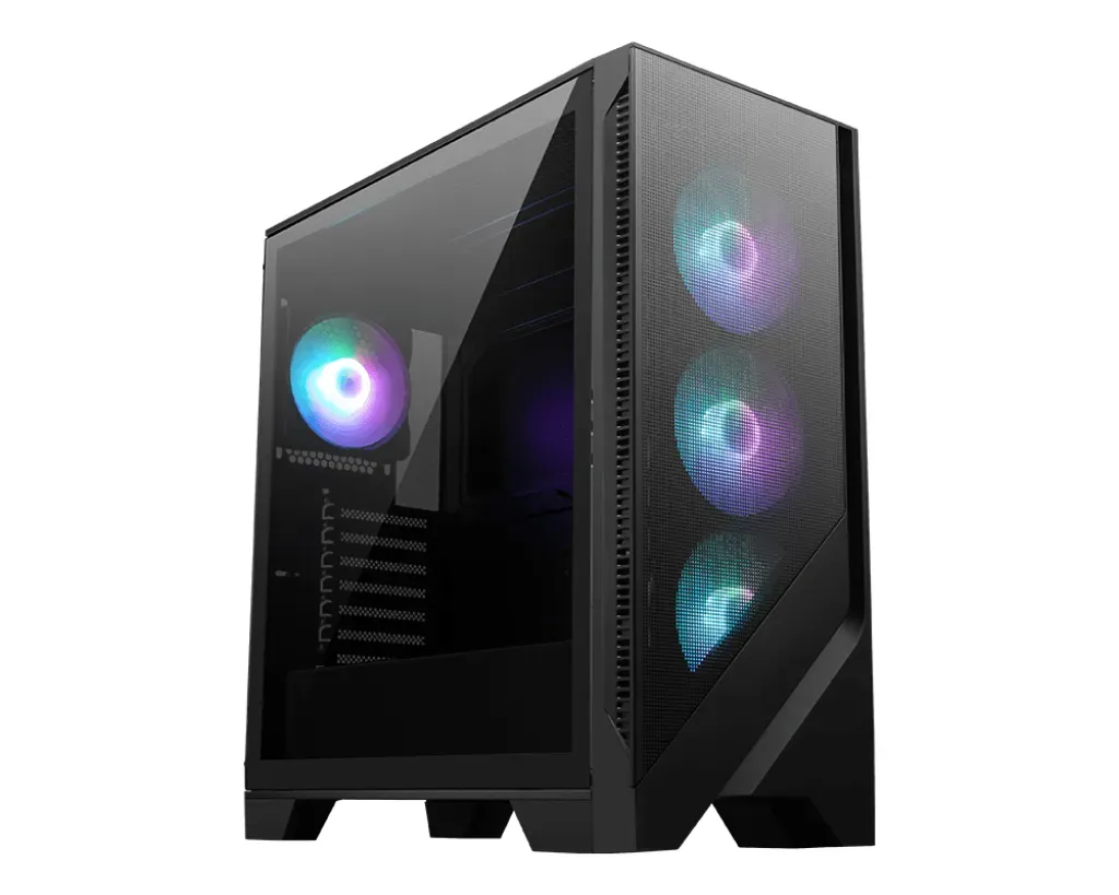 MSI MAG Forge 320R AIRFLOW Micro Tower Schwarz, Transparent MSI MAG Forge 320R AIRFLOW Micro Tower Schwarz, Transparent