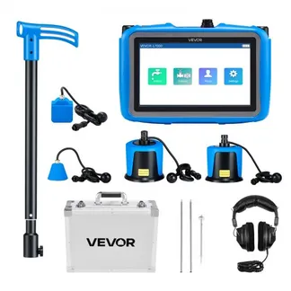 VEVOR Rohr-Wasserleckdetektor mit 4 Sensoren, 1 Hz–10000 Hz, 7-Zoll-Touchscreen, Ortungsgerät für unterirdische Rohrleitungen mit 3 Abhörstäben, Kopfhörer, 8-GB-Karte & Tragetasche VEVOR Rohr-Wasserleckdetektor mit 4 Sensoren, 1 Hz–10000 Hz, 7-Zoll-Touchscreen, Ortungsgerät für unterirdische Rohrleitungen mit 3 Abhörstäben, Kopfhörer, 8-GB-Karte & Tragetasche