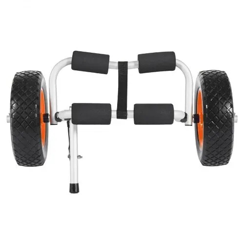 VEVOR Kajakwagen, 90 kg, faltbarer Kanuwagen mit 25,4 cm Vollgummireifen & 1 Ratschengurt, Bootswagen zum Transportieren von Kajaks, Kanus, Paddleboards, Jon-Booten, 620x350x325 mm – Bild 9