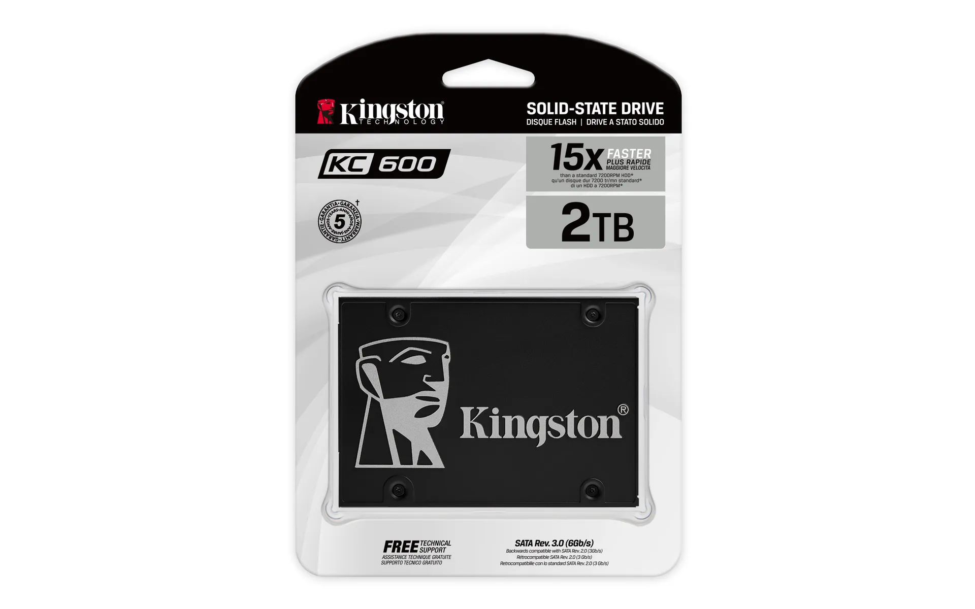 Kingston Technology 2048G SSD KC600 SATA3 2.5" – Bild 4