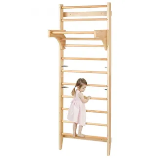 VEVOR schwedisches Leiterwand 10-stufiges Indoor-Klettergerüst aus Massivholz, 100 kg belastbare Indoor-Spielplatz-Kletterleiter Turnreck mit Klimmzugstange – Ideales Geschenk für Kinder VEVOR schwedisches Leiterwand 10-stufiges Indoor-Klettergerüst aus Massivholz, 100 kg belastbare Indoor-Spielplatz-Kletterleiter Turnreck mit Klimmzugstange – Ideales Geschenk für Kinder