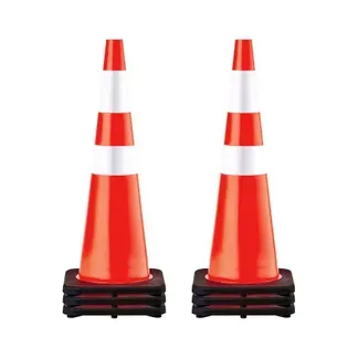VEVOR 6er-Pack 36-Zoll-Verkehrskegel, Sicherheits-Straßenparkkegel mit schwarzer beschwerter Basis, Orangefarbene PVC-Verkehrssicherheitskegel, Gefahrenkegel VEVOR 6er-Pack 36-Zoll-Verkehrskegel, Sicherheits-Straßenparkkegel mit schwarzer beschwerter Basis, Orangefarbene PVC-Verkehrssicherheitskegel, Gefahrenkegel