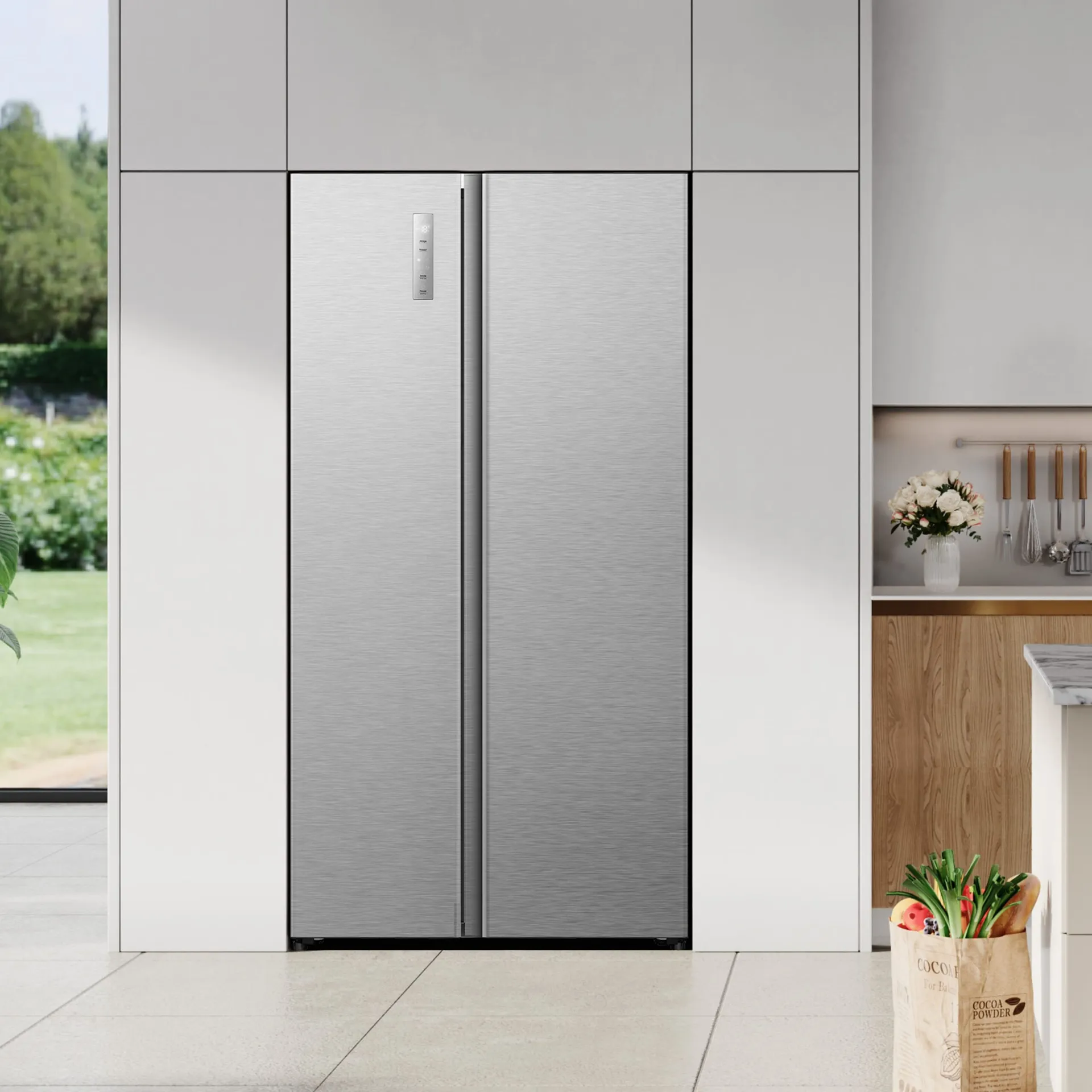 Hisense Side by Kühlschrank RS3P538NAIE BK770 – Bild 2