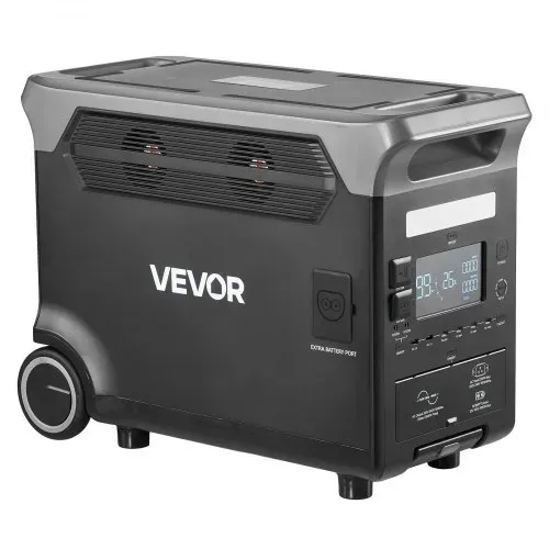 VEVOR tragbare Powerstation 3600 W, 3840 Wh, Solargenerator mit 10 Ausgangsanschlüssen, 6 einstellbarer Eingangsleistung, LiFePO4-Batterie-Backup (Solarpanel NICHT im Lieferumfang enthalten) – Bild 8