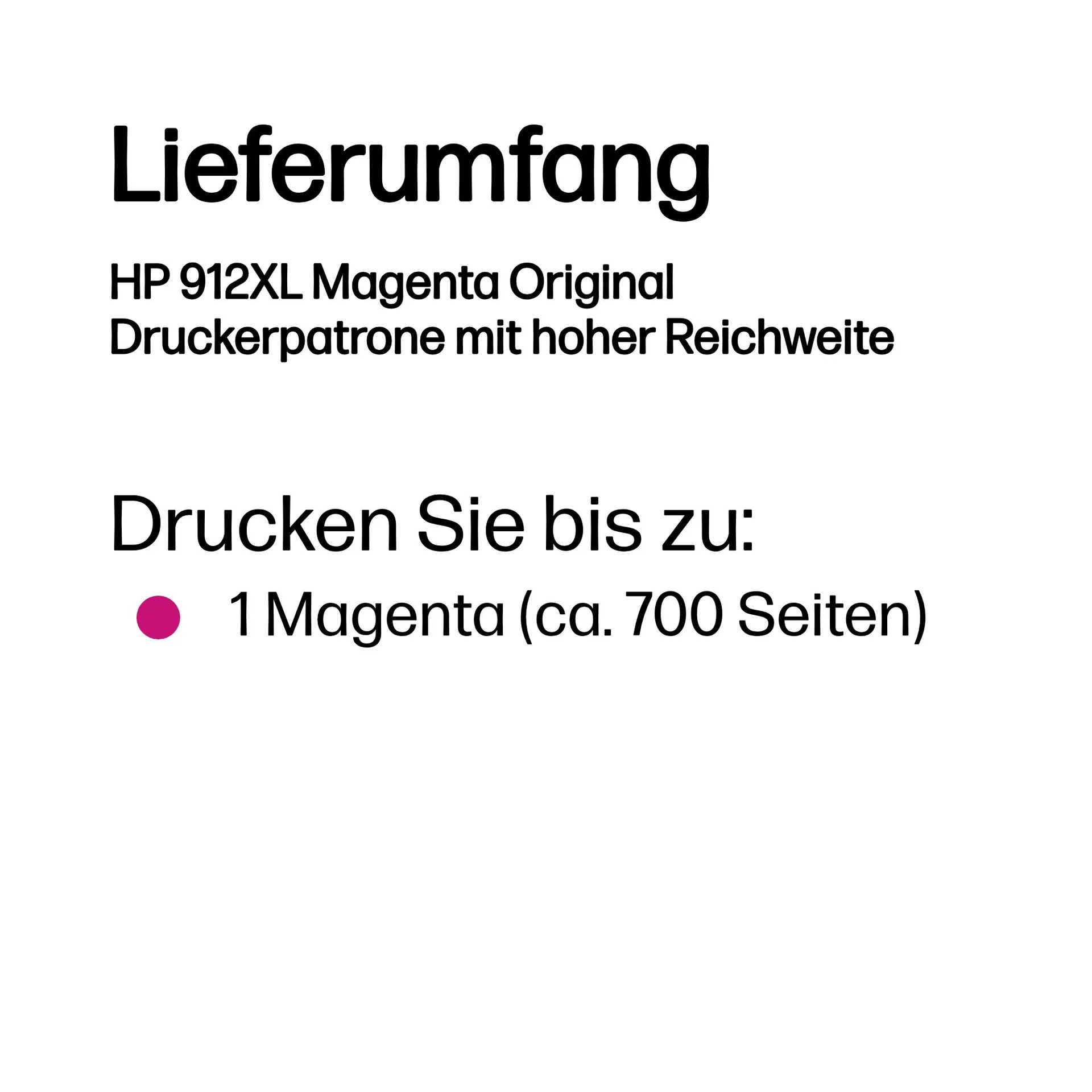 HP 912XL Magenta Original Druckerpatrone mit hoher Reichweite – Bild 3
