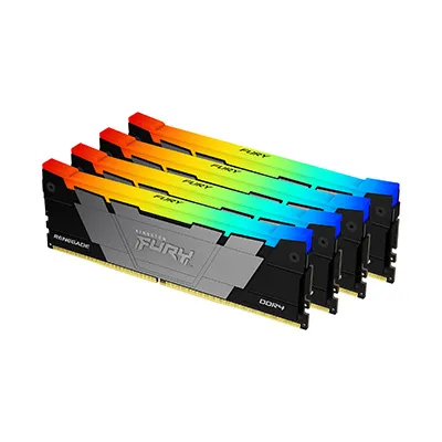 Kingston Technology FURY 64GB 3600MT/s DDR4 CL16 DIMM (4er-Kit) 1Gx8 Renegade RGB Kingston Technology FURY 64GB 3600MT/s DDR4 CL16 DIMM (4er-Kit) 1Gx8 Renegade RGB