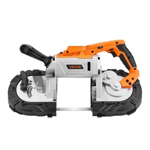 VEVOR 20V Akku Bandsäge, 127x115mm Schnitttiefe, Metallbandsäge, kabelloses & kompaktes Portaband, Aufhängehaken, 0–120 m/min variable Drehzahl, zum Schneiden von Metall, Holz (nur Werkzeug) – Bild 9