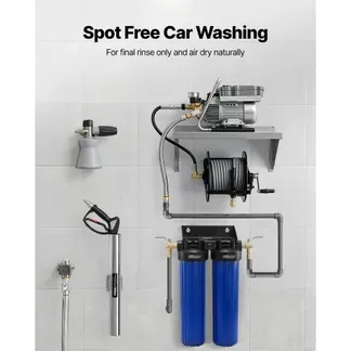 VEVOR Deionisiertes Wassersystem für Autowäsche 1250 L, Deionized Autowaschanlage mit Dualen 4L Gemischten DI-Harz-Filterkartuschen, Entionisiertes Wassersystem mit Bypass-Ventil für KFZ Motorrad Boot VEVOR Deionisiertes Wassersystem für Autowäsche 1250 L, Deionized Autowaschanlage mit Dualen 4L Gemischten DI-Harz-Filterkartuschen, Entionisiertes Wassersystem mit Bypass-Ventil für KFZ Motorrad Boot