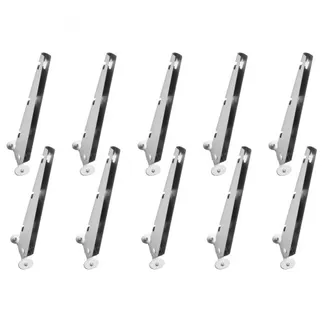 VEVOR Übersteigschutz Zaunerhöhung, 10er-Pack, Stacheldrahtabweiser 310x100x55 mm flach oder oberflächenmontiert, Stacheldrahthalter aus Stahl, ideal für Gärten, Bauernhöfe & Hinterhofzäune VEVOR Übersteigschutz Zaunerhöhung, 10er-Pack, Stacheldrahtabweiser 310x100x55 mm flach oder oberflächenmontiert, Stacheldrahthalter aus Stahl, ideal für Gärten, Bauernhöfe & Hinterhofzäune