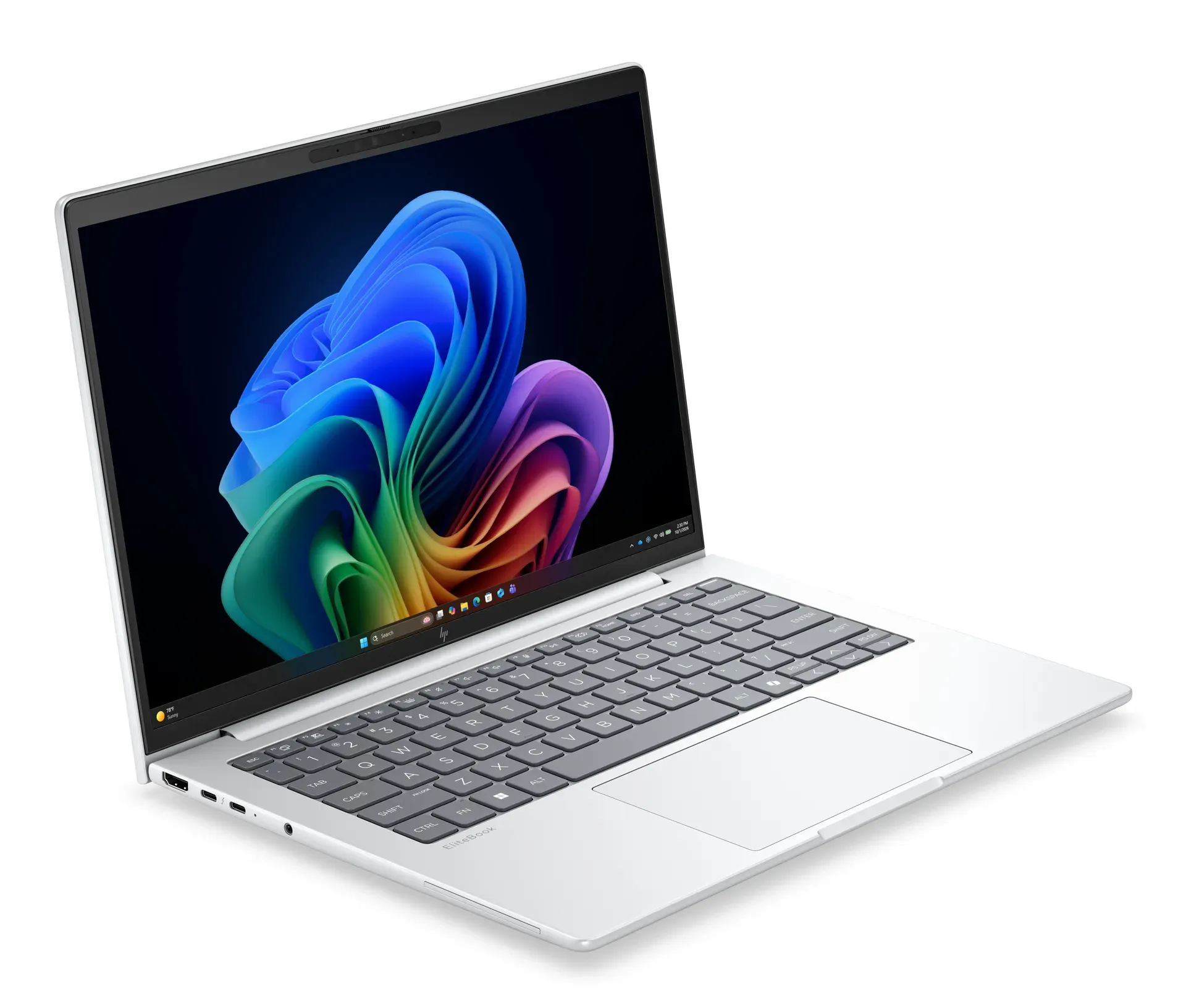 HP EliteBook 8 G2i 14 inch Notebook Next Gen AI PC Copilot+ PC Intel Core Ultra 5 325 Laptop 35,6 cm (14") WUXGA 32 GB LPDDR5x-SDRAM 512 GB SSD Wi-Fi 7 (802.11be) Windows 11 Pro Silber – Bild 2