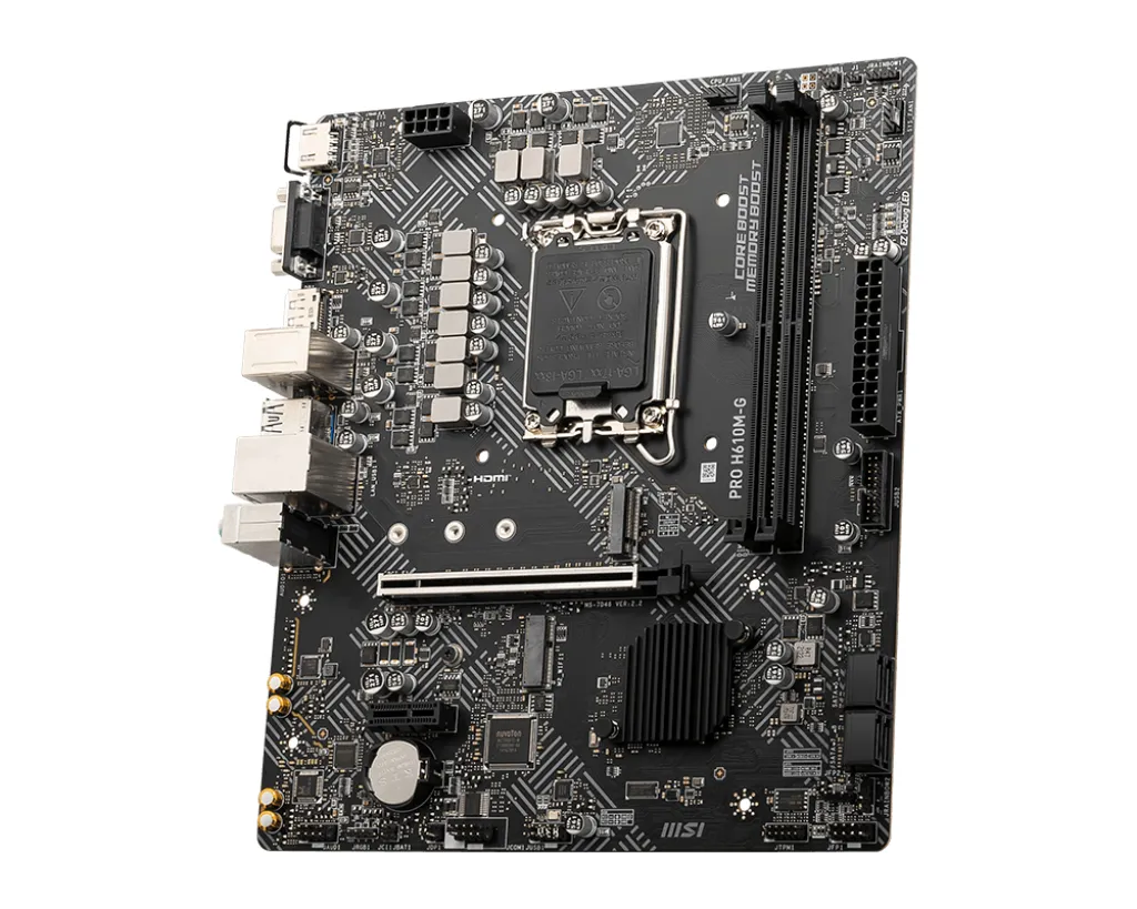 MSI PRO H610M-G Motherboard Intel H610 LGA 1700 micro ATX – Bild 3