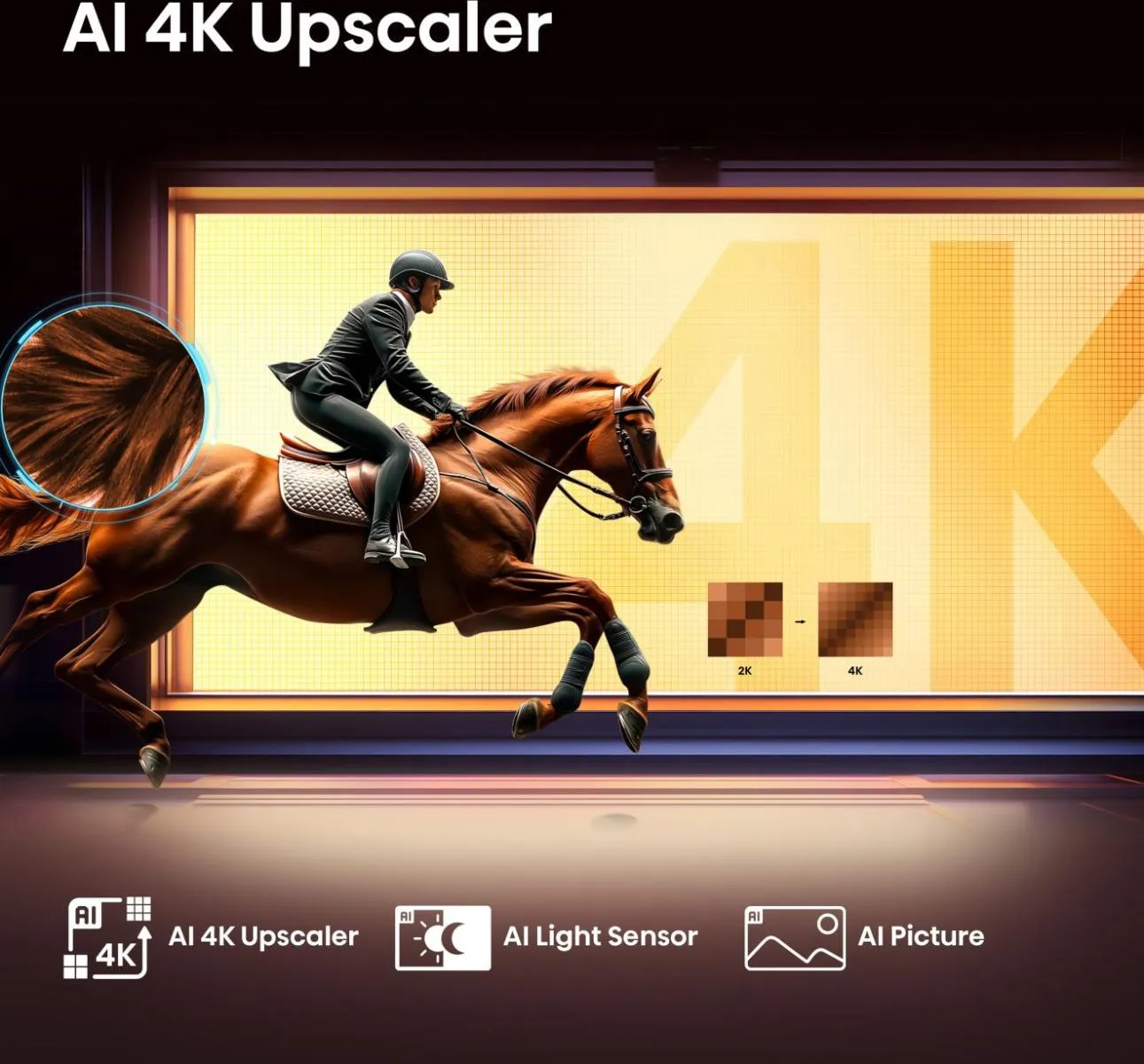 Hisense QLED Smart TV 58E77Q ČR – Bild 6