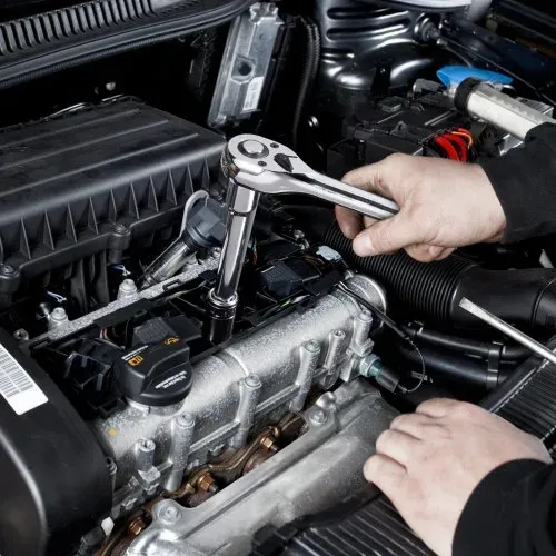 VEVOR Mechaniker-Werkzeugsatz Steckschlüsselsatz (450-tlg.) 6,4/9,5/12,7-mm-Antrieb, tiefe und Standard-Stecknüsse, SAE-metrisches Mechaniker-Werkzeugset mit Schraubenschlüsseln & Koffer – Bild 7