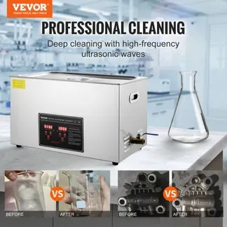VEVOR Ultraschallreiniger Ultraschall Edelstahl-Reinigungsgerät 600 W, 30 L Ultraschallreinigungsgerät mit digitaler Anzeige 0-30 Min, Reinigung Ultraschall für Schmuck, Brillen, Uhren usw. VEVOR Ultraschallreiniger Ultraschall Edelstahl-Reinigungsgerät 600 W, 30 L Ultraschallreinigungsgerät mit digitaler Anzeige 0-30 Min, Reinigung Ultraschall für Schmuck, Brillen, Uhren usw.