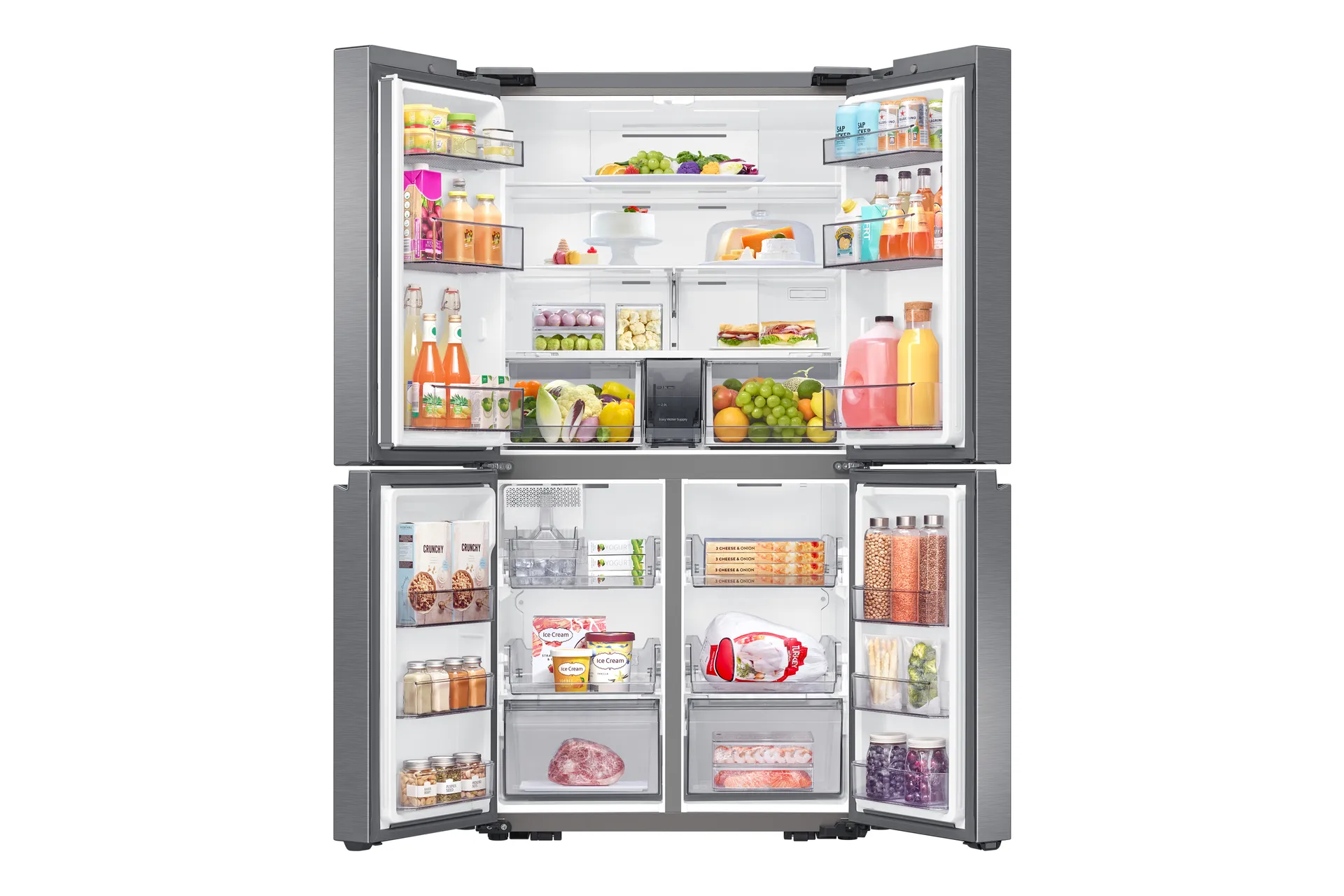 Samsung 4-Türen French Door Kühlschrank mit AI Energy Mode und Wassertank, 649 ℓ – Bild 5